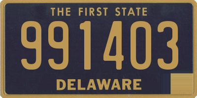 DE license plate 991403