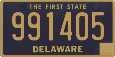 DE license plate 991405