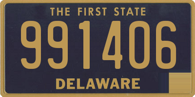 DE license plate 991406