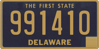 DE license plate 991410