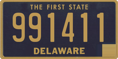 DE license plate 991411