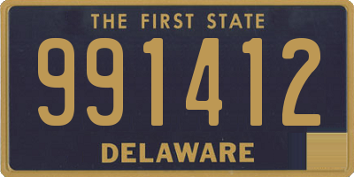 DE license plate 991412