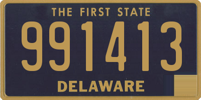 DE license plate 991413