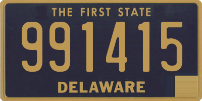 DE license plate 991415