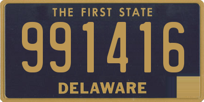 DE license plate 991416