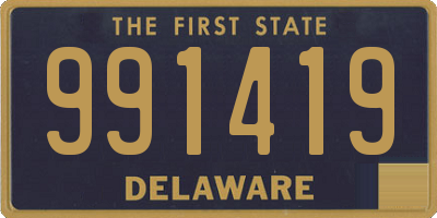 DE license plate 991419