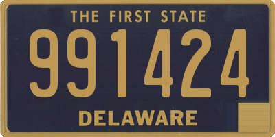 DE license plate 991424