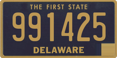 DE license plate 991425