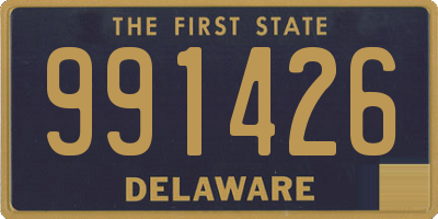 DE license plate 991426