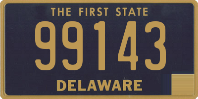 DE license plate 99143