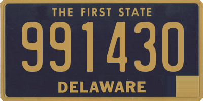 DE license plate 991430