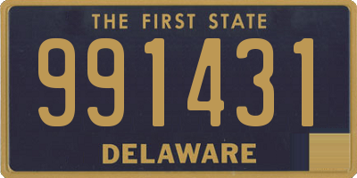 DE license plate 991431