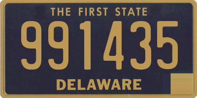 DE license plate 991435