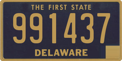 DE license plate 991437