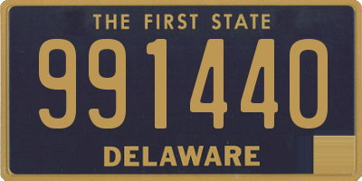 DE license plate 991440