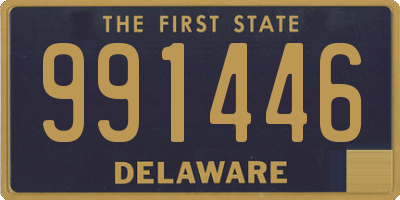 DE license plate 991446