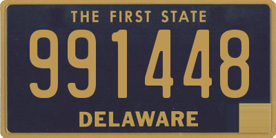 DE license plate 991448