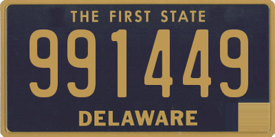 DE license plate 991449