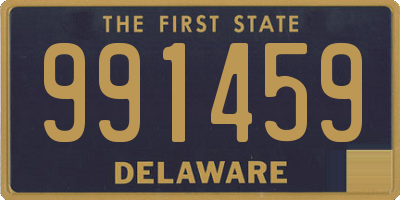 DE license plate 991459