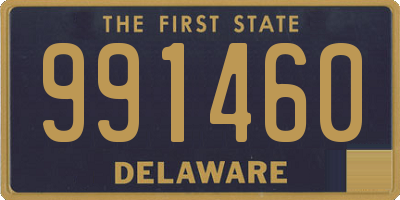 DE license plate 991460