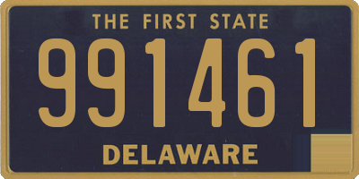 DE license plate 991461