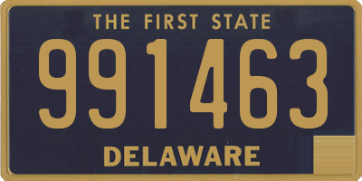 DE license plate 991463