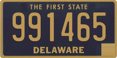 DE license plate 991465