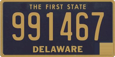 DE license plate 991467