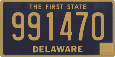 DE license plate 991470