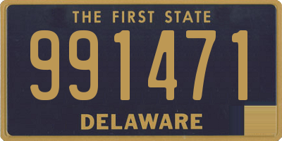 DE license plate 991471