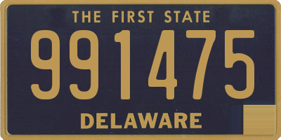 DE license plate 991475