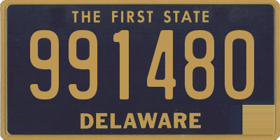 DE license plate 991480