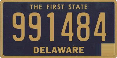 DE license plate 991484