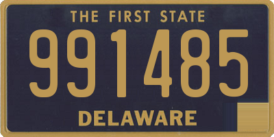 DE license plate 991485