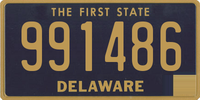 DE license plate 991486