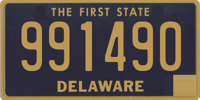 DE license plate 991490