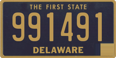 DE license plate 991491