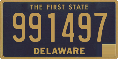 DE license plate 991497