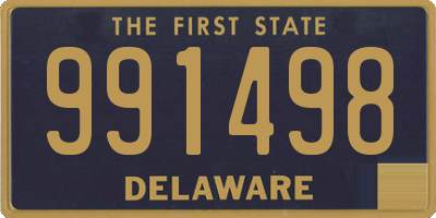 DE license plate 991498