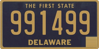 DE license plate 991499