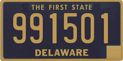 DE license plate 991501