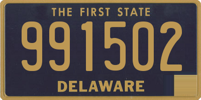 DE license plate 991502