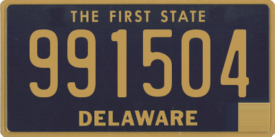 DE license plate 991504