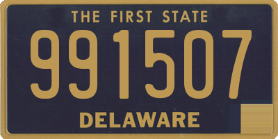 DE license plate 991507