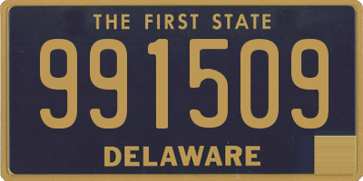 DE license plate 991509