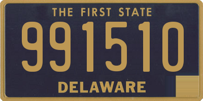 DE license plate 991510