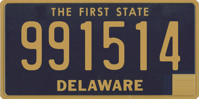 DE license plate 991514