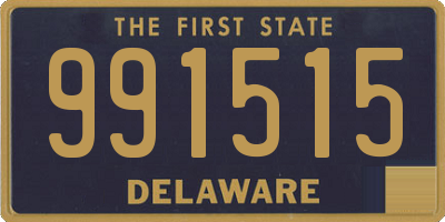 DE license plate 991515