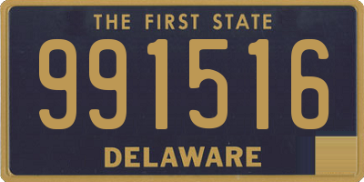 DE license plate 991516