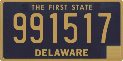 DE license plate 991517